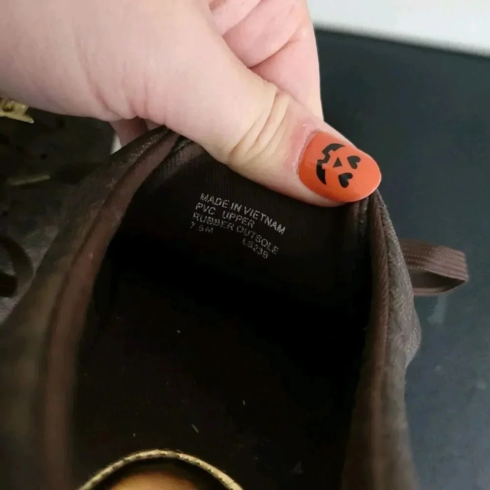 Michael Kors Keaton Lace-Up Brown Sneakers Shoe Size 7.5 - Picture 9 of 10